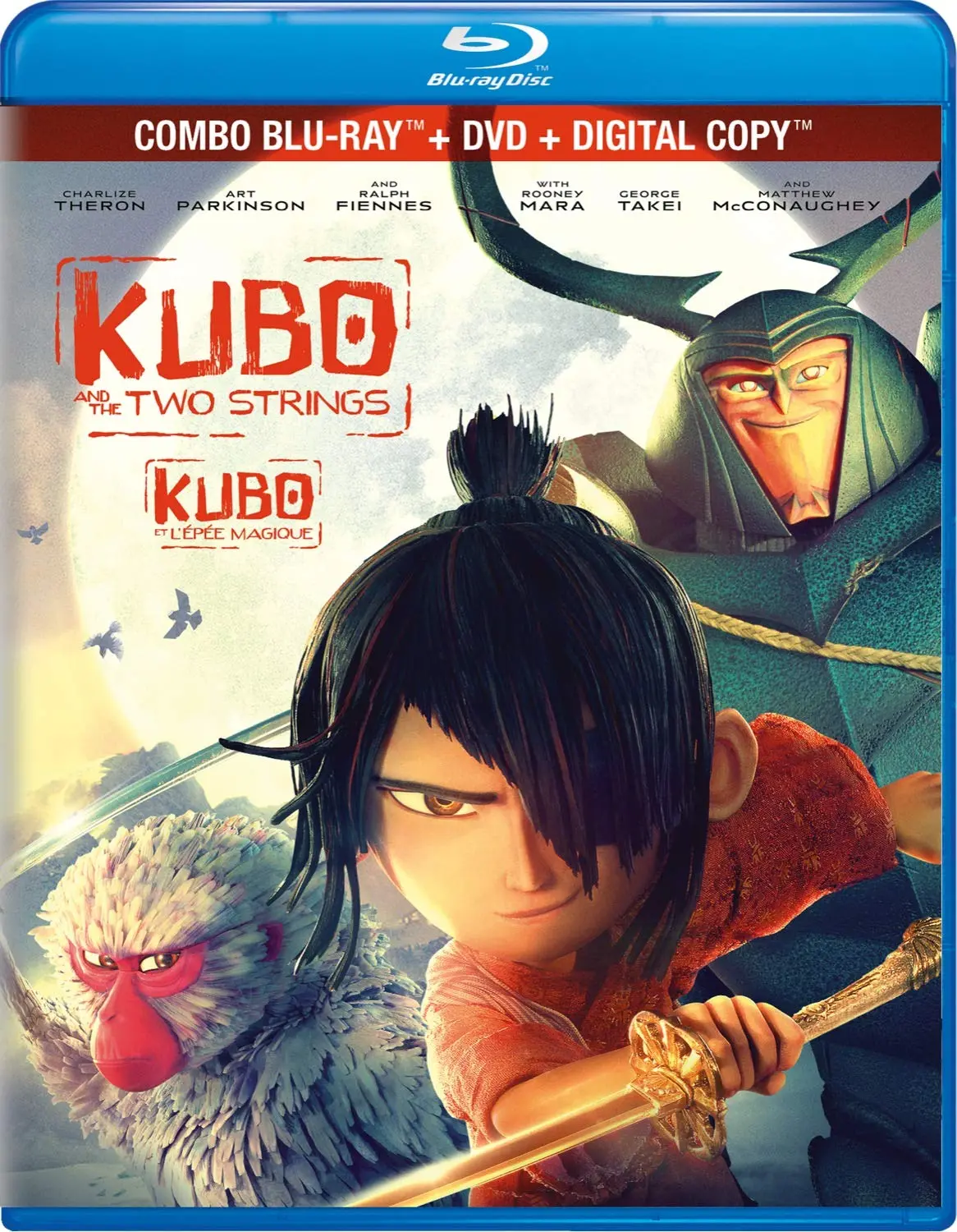 Kubo And The Two Strings Blu-Ray + Dvd Sealed 1