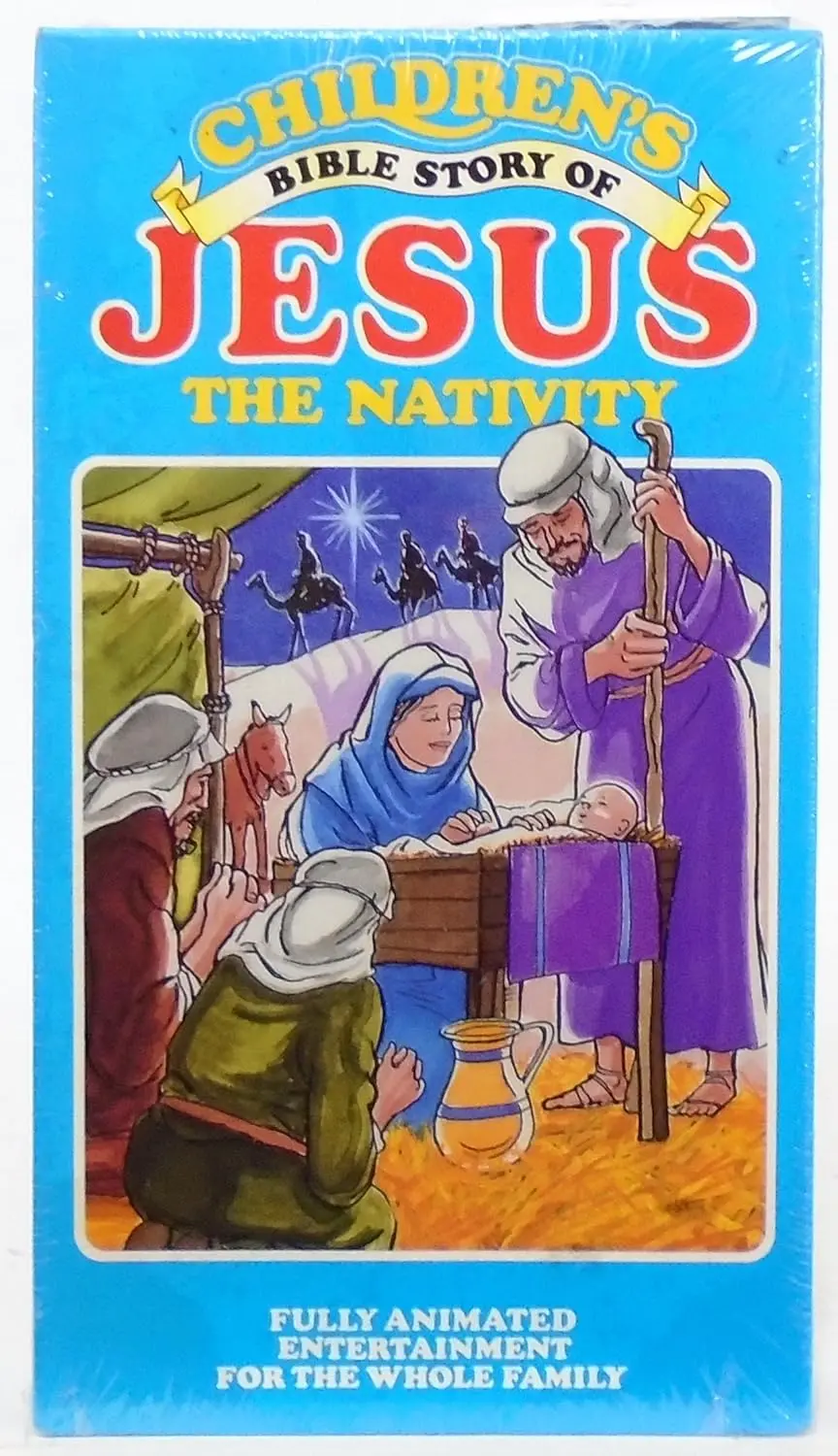 Children's Bible Story Of Jesus The Nativity Vhs 1