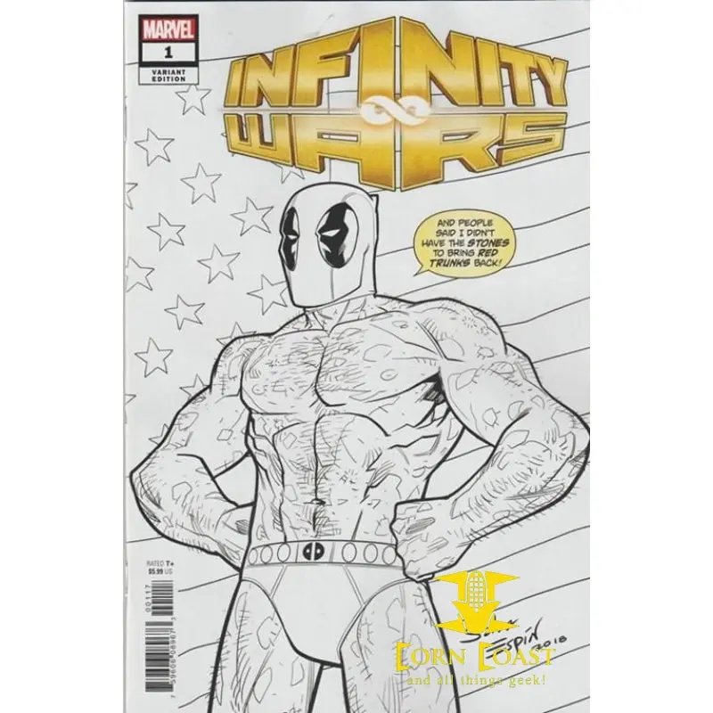 Infinity Wars (2018 Marvel) #1 Black & White Party Variant Cover Nm 1