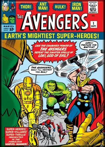 Marvel Comics Avengers #1 Magnet 2.5" X 3.5" 1