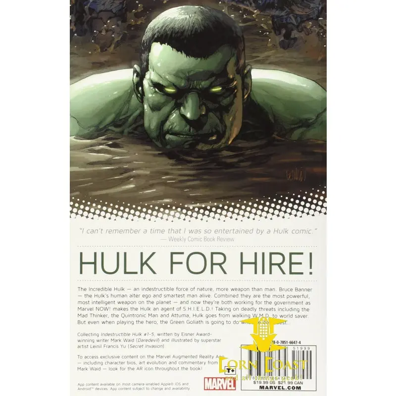 Indestructible Hulk Volume 1: Agent Of S.H.I.E.L.D. (Marvel Now) (Incredible Hulk) Hc 2