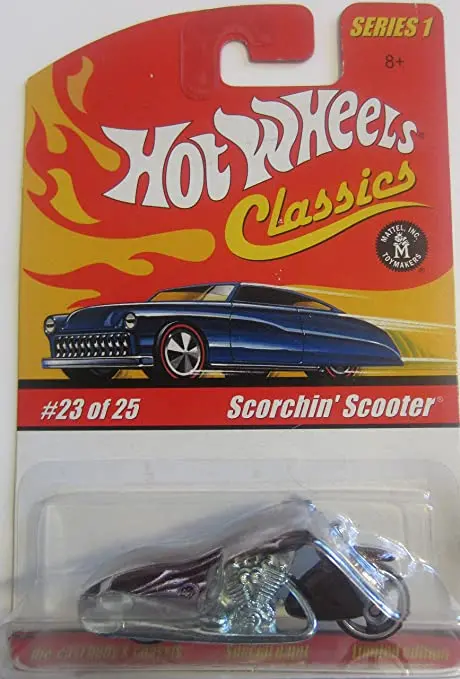 Hot Wheels Classics Purple Scorchin' Scooter #23/25 1