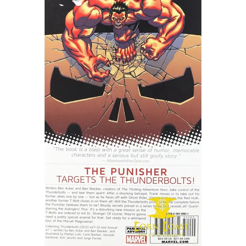 Thunderbolts Volume 5: Punisher Vs. The Thunderbolts (Marvel Now) Paperback Tpb 2