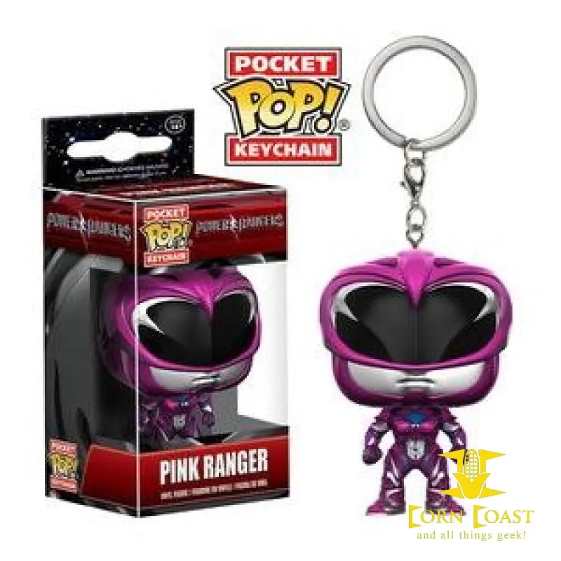 Pink Ranger Pocket Pop Keyring Funko 1