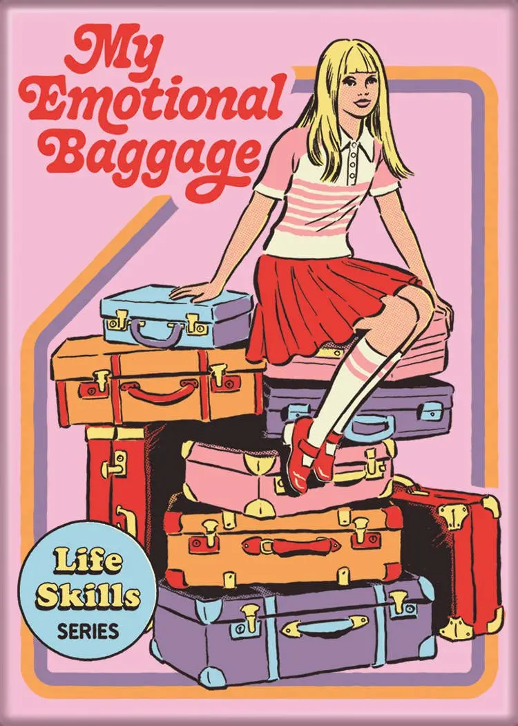 Steven Rhodes My Emotional Baggage Magnet 1