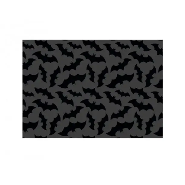Dc Comics Batman Allover Logo Print Design Viscose Scarf 2