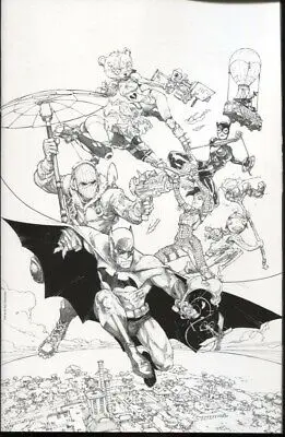 Batman/Fortnite: Zero Point #1 Batman Day Special B&W Edition Nm 1