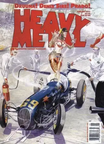 Druuna! Denis Sire! Prado! Heavy Metal January 1993 1