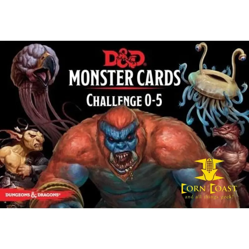Dungeons & Dragons Monster Cards Challenge 0-5 1