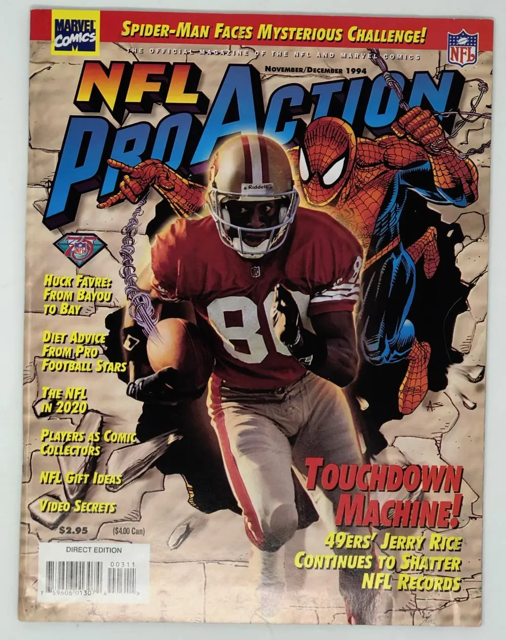 Nfl Pro Action Magazine Nov/Dec 1994 1