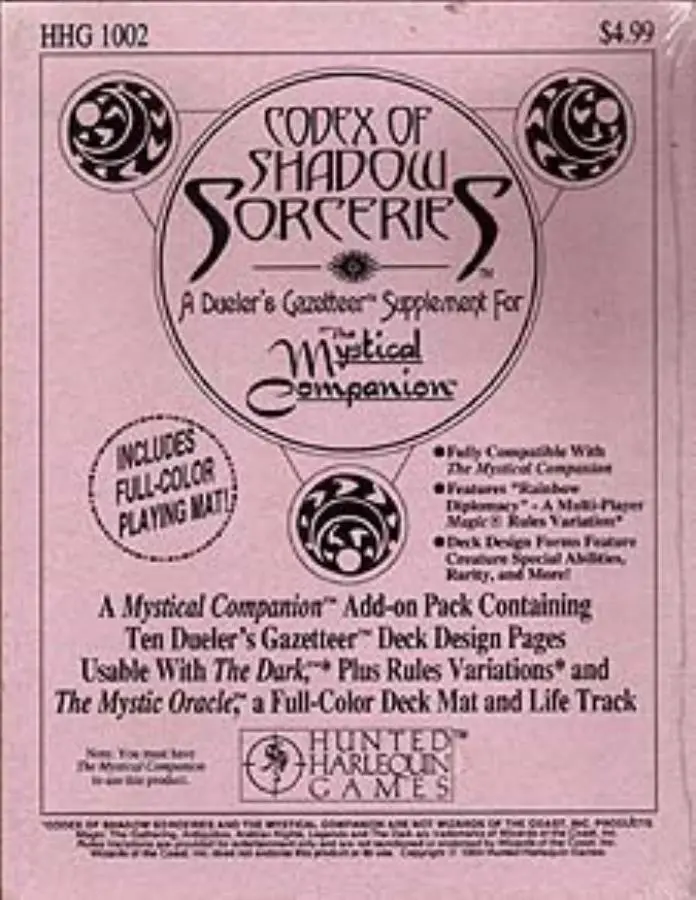 Mystical Companion - Codex Of Shadow Sorceries 1