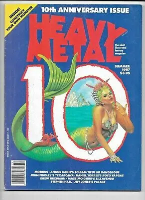 Heavy Metal Magazine Summer 1987 1