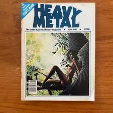 Heavy Metal Magazine June 1981 Steranko's Outland 1