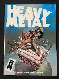 Heavy Metal Magazine, April 1985 Happy 8Th Anniversary 1