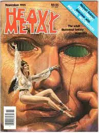 Heavy Metal Magazine, Michaels Kaluta's Starstruck Interview With Michael Moorcock 1