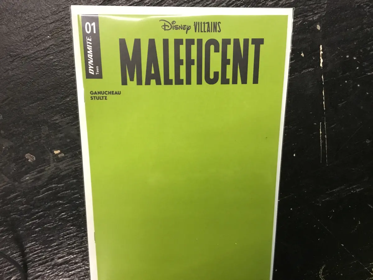 Disney Villains: Maleficent (2025) #1 Blind Bag Green Blank Authentix Cvr L 1