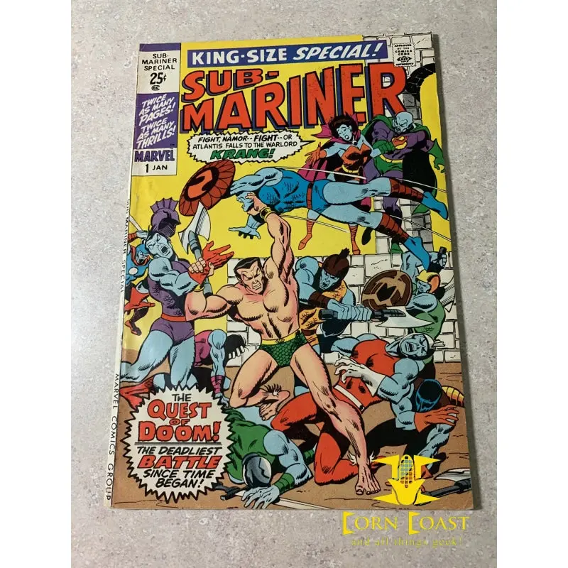 Sub-Mariner (1968 1St Series) Annual #1 Vf 1