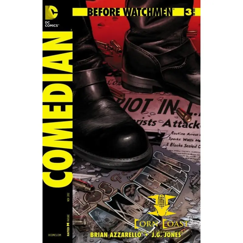 Before Watchmen Comedian (2012) #3A Nm 1