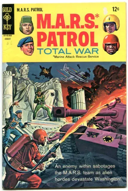 M.A.R.S. Patrol Total War (Vol 1) #6 Fn/Vf 1