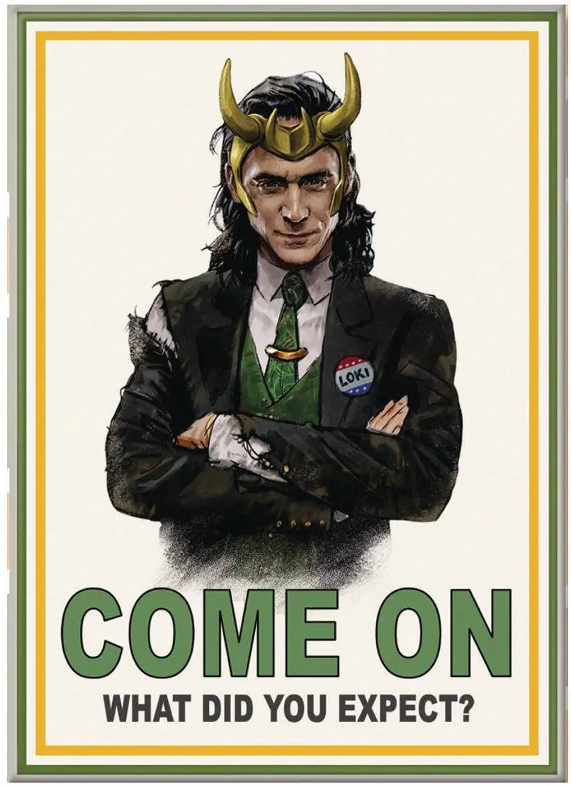 Marvel Comics President Loki Magnet 1