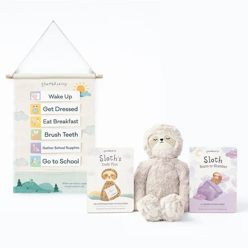 Visual Schedule + Routines With Sloth Set 1