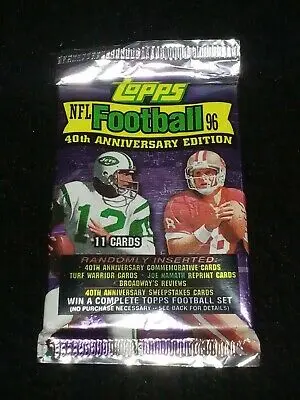1996 Topps Football Card Pack 1