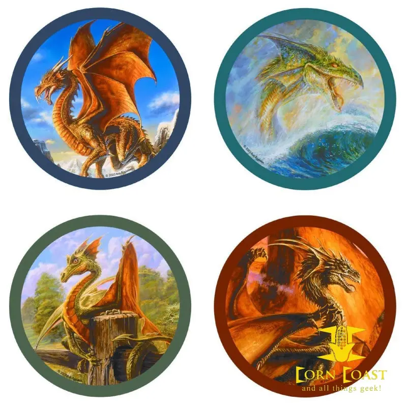 Coaster Set Bob Eggleton Dragons 1