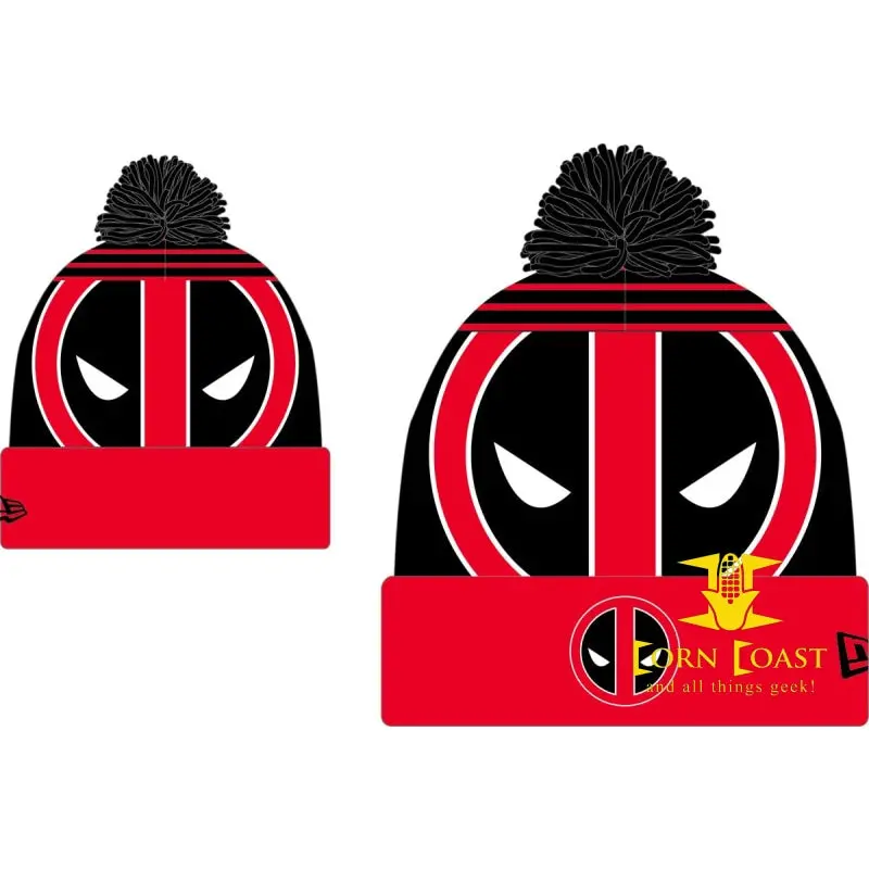Marvel Heroes Deadpool Logo Whiz Knit Cap 1