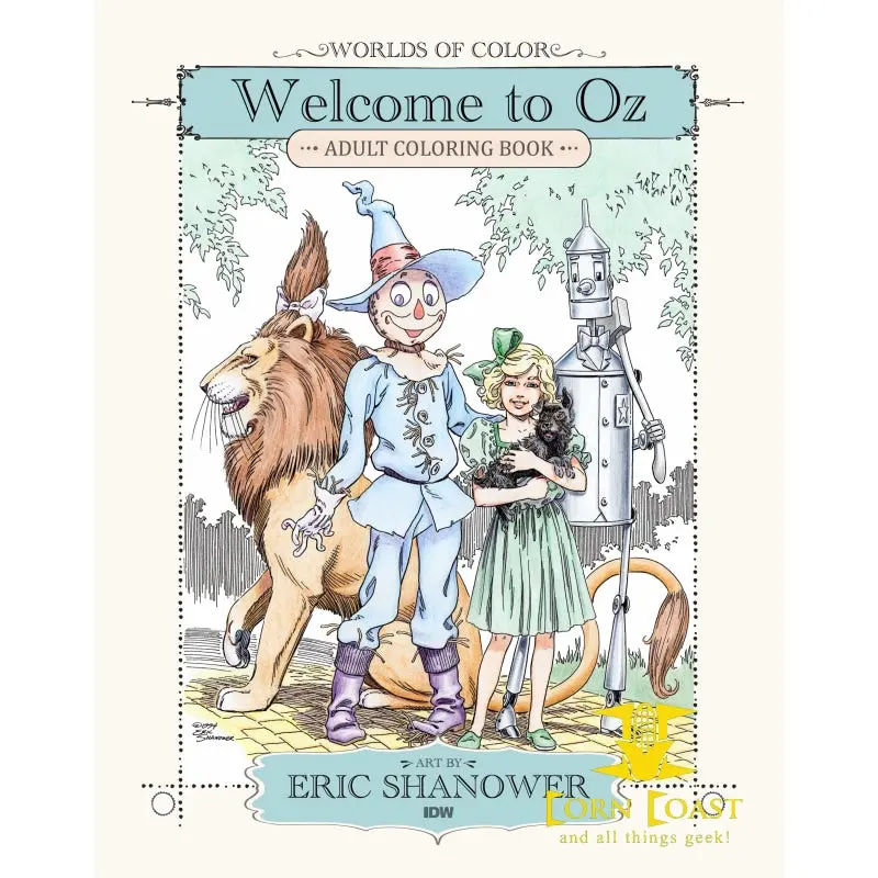 Worlds Of Color Welcome To Oz Adult Coloring Book Tp 1