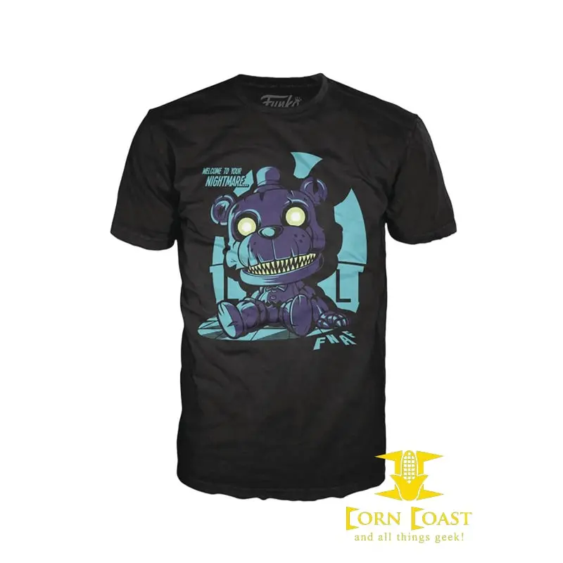 Pop Tees Nightmare Freddy Sitting T/S M 1