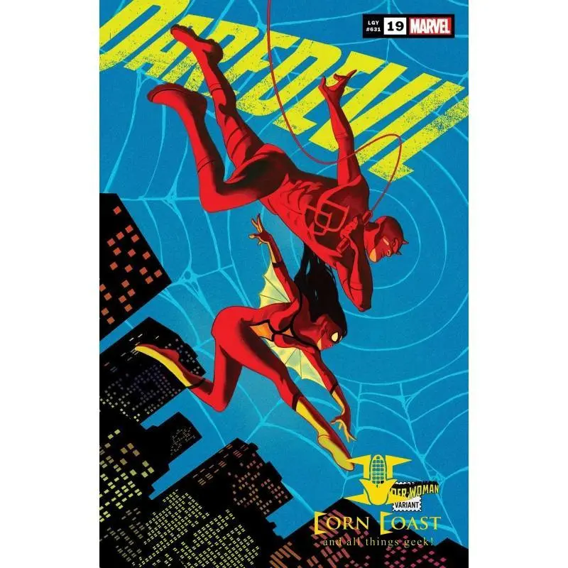 Daredevil #19 Del Mundo Spider-Woman Var Nm 1