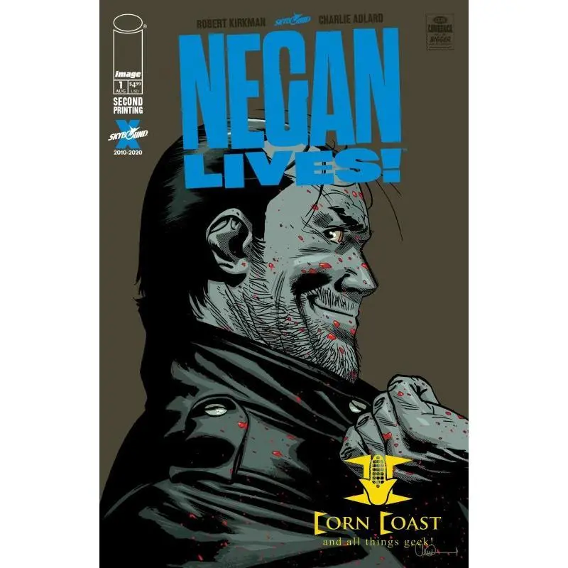 Walking Dead Negan Lives #1 Blue Variant 2Nd Print 1
