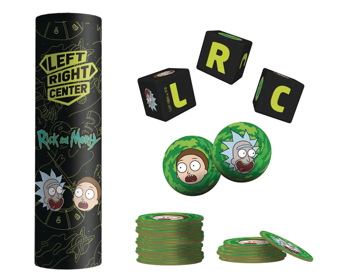 Left Right Center Rick & Morty Dice Game 2