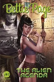 Bettie Page Alien Agenda #2 Cvr B Burns Nm 1