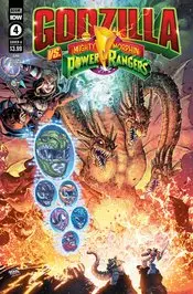 Godzilla Vs Mmpr #4 (Of 5) Cvr A Freddie Williams Ii Nm 1