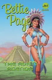 Bettie Page Alien Agenda #4 Cvr A Linsner Nm 1
