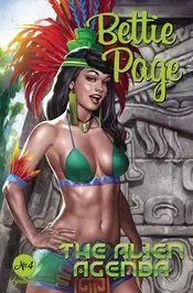 Bettie Page Alien Agenda #4 Cvr B Burns Nm 1