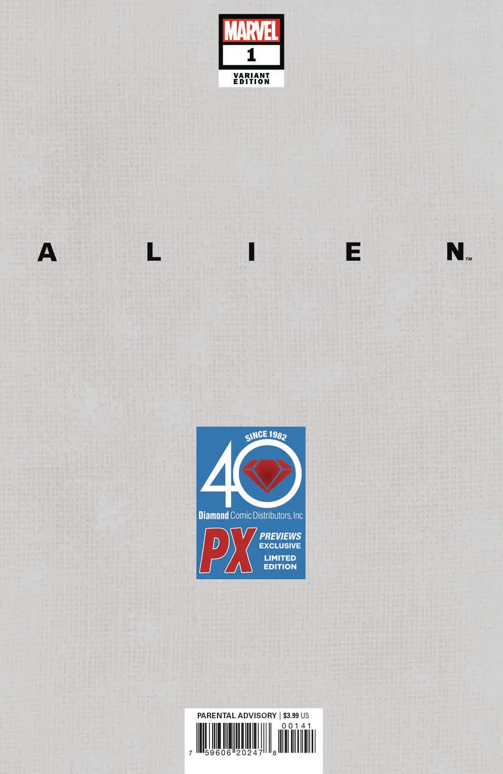 Alien #1 Px Dcd 40Th Charest Virgin Inks Var Nm 2