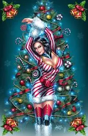 Gft 2022 Holiday Pinup Special Cvr A Reyes Nm 1