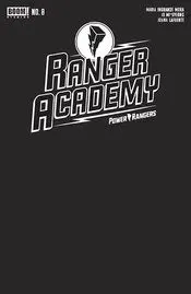 Ranger Academy (Vol 1) #8 Cvr B Black Blank Sketch Var Nm 1
