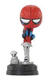 Marvel Animated Spider-Man On Chimney Statue 1