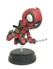 Marvel Animated Deadpool Jumping Statue 1