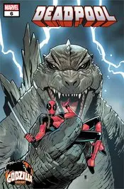 Deadpool (Vol 9) #6 Paco Medina Godzilla Var Nm 1