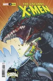 Uncanny X-Men (Vol 6) #2 David Baldeon Godzilla Var Nm 1