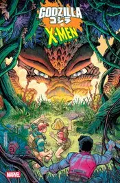 Godzilla Vs X-Men One Shot Nick Bradshaw Monster Homage Var Nm 1