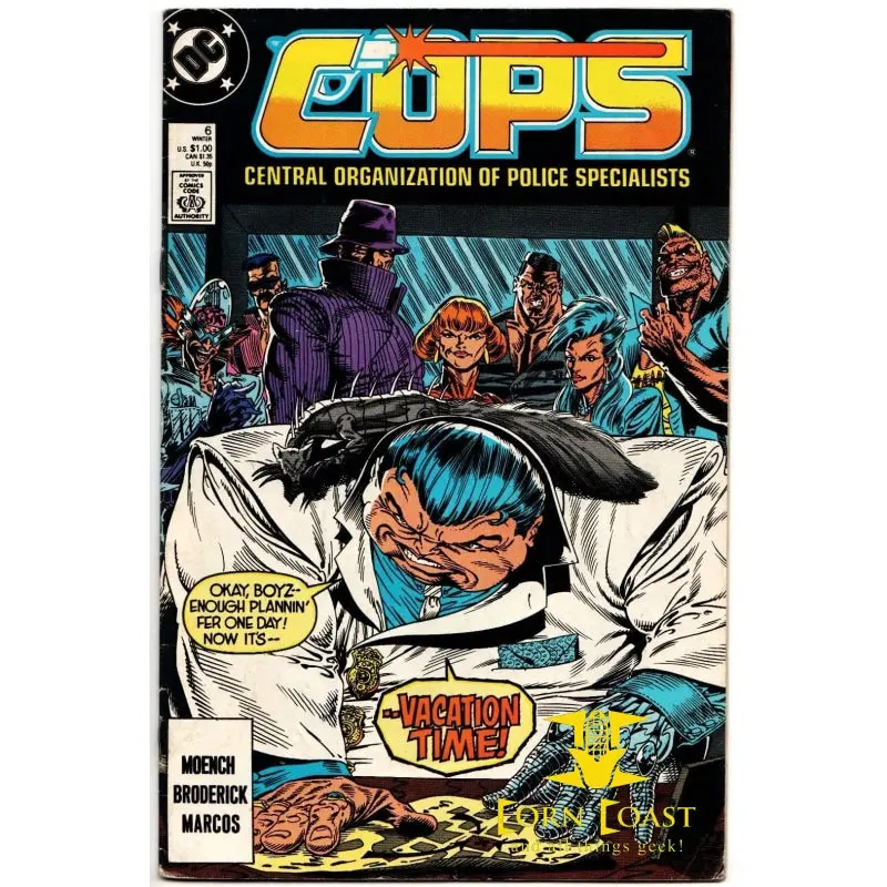 Cops (1988 Dc) #6 Nm 1