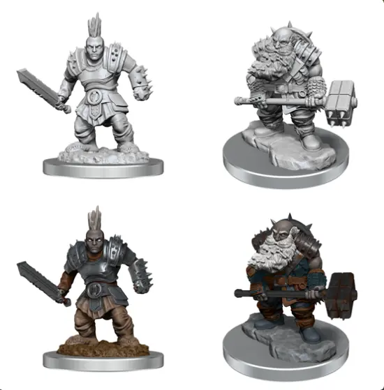 Dungeons & Dragons Nolzur’S Marvelous Miniatures: Duergar Fighter 1
