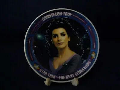 Star Trek The Next Generation Counselor Troi Mini Plate 1
