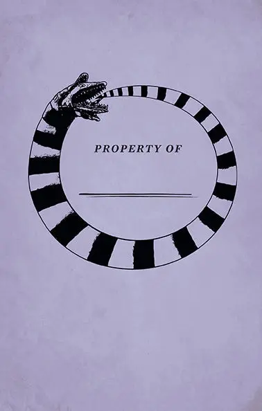 Beetlejuice: Handbook For The Recently Deceased Hardcover Ruled Journal 2