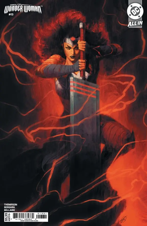 Absolute Wonder Woman (Vol 1) #13 Cover C David Talaski Variant Nm 1